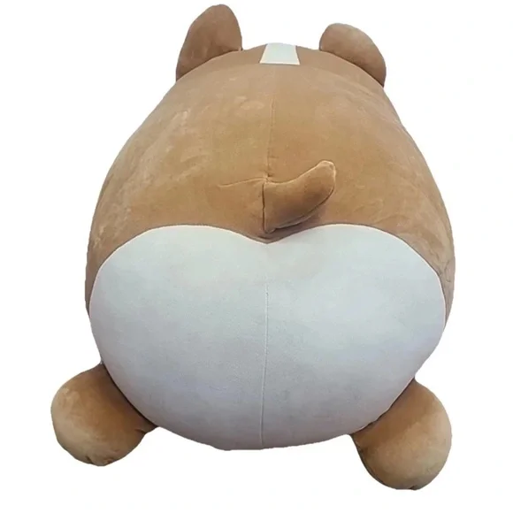 Squishmallows Jumbo Plush 30" Regina Corgi Dog Sleepamallows Brown/White - NEW - Picture 3 of 4